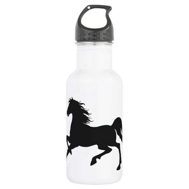 Black horse 532 ml water bottle (Front)