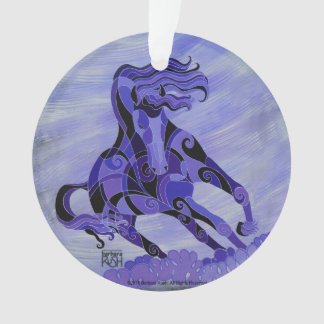 Black Horse Christmas Ornament