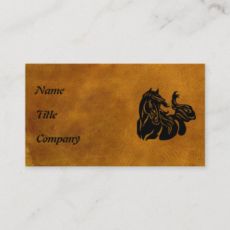 Black Horse Customised Business Card