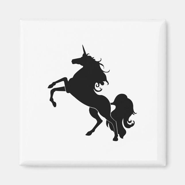 Black Horse Magnet (Front)