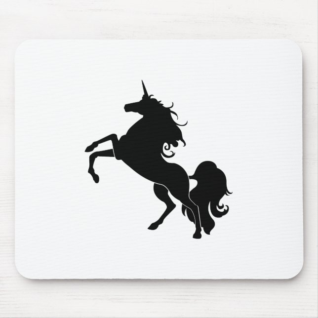 Black Horse Mouse Mat (Front)