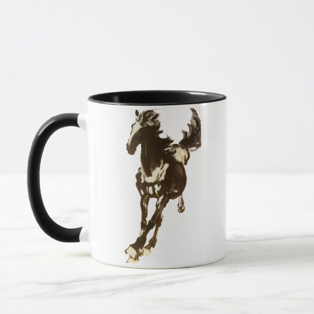 Black Horse Mug (Left)