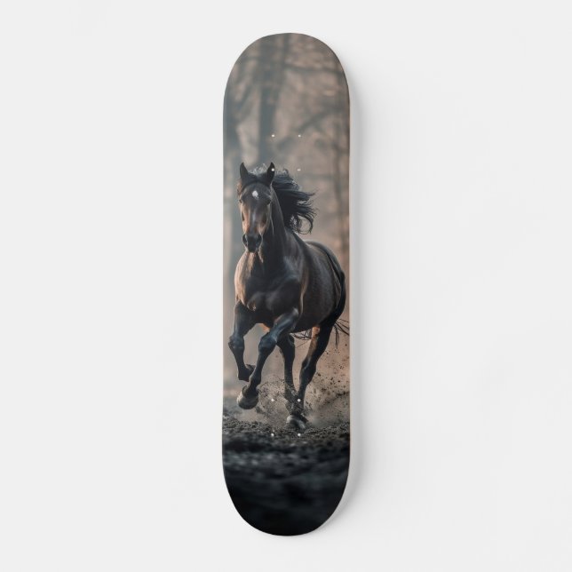 Black Horse Skateboard (Front)