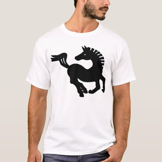 black horse T-Shirt (Front)