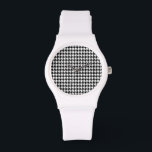 Black Houndstooth Watch<br><div class="desc">You will love this cute, chic, Black Houndstooth pattern design! We invite you to our store, Bridal Shower Shop, to view this cool vintage girly design on many more great customisable products, including retro Bridal Shower invitations! Thank you!</div>