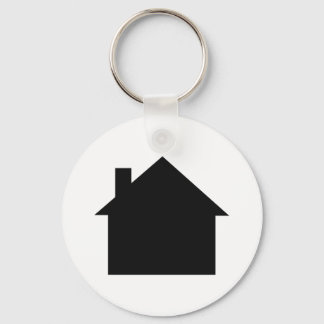 black house icon key ring