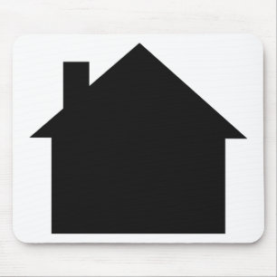black house icon mouse mat