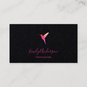 Black Hummingbird Business Card
