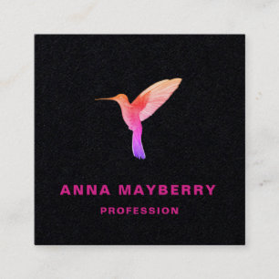 Black Hummingbird Business Card