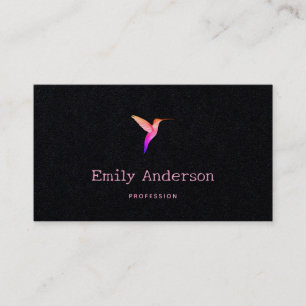 Black Hummingbird Business Card