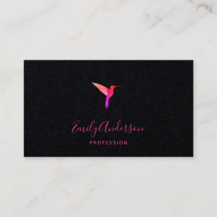 Black Hummingbird Business Card