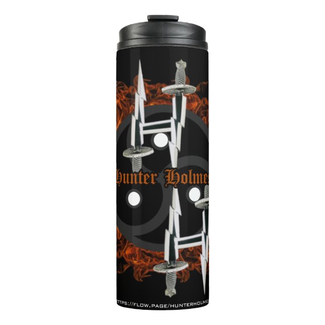 Black Hunter Holmes Thermal Tumbler (Front)
