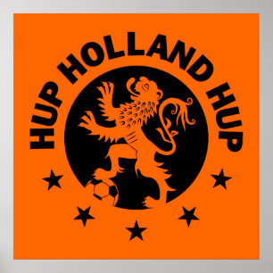 Black Hup Holland - Editable Background color Poster