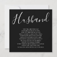 Black Husband poem from wife