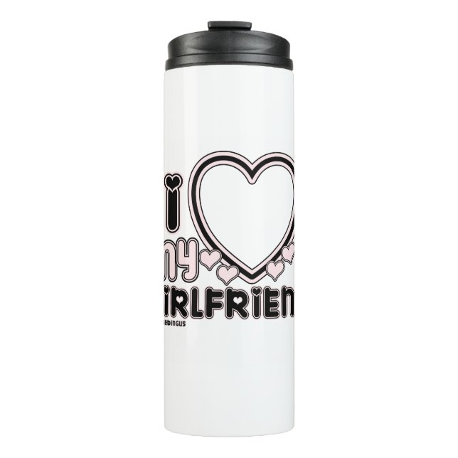black i luv 1 thermal tumbler (Front)