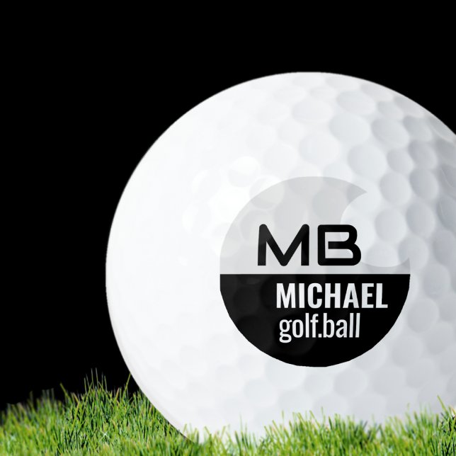 Black I White Logo Golf Ball (Creator Uploaded)