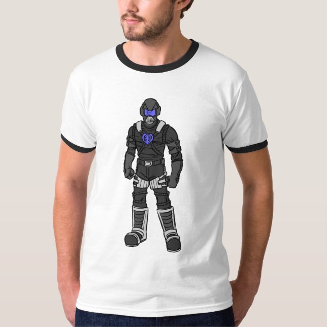 Black Ice Drawing T-Shirt (Front)