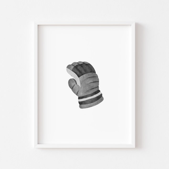 Black Ice hockey gloves wall art (Creator Uploaded)