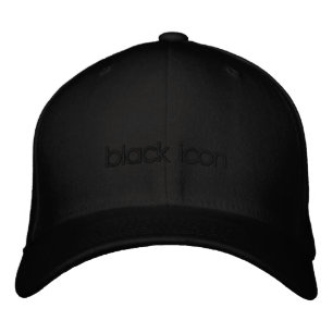 Black Icon - Typography Hat