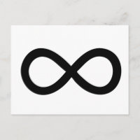 Black Infinity Symbol