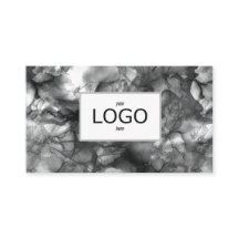 Black ink Business Card