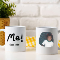 Black Ink Celebrating "Me" with 80s photo