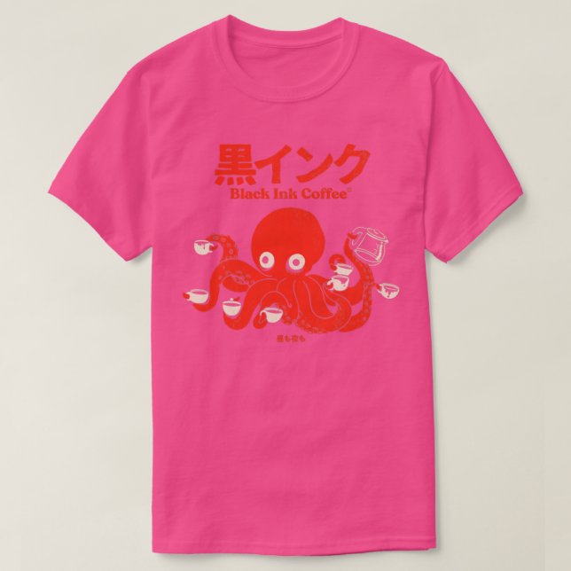 Black Ink Coffee T-Shirt (Design Front)
