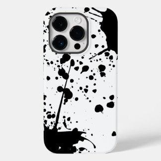 Black Ink Spill  Case-Mate iPhone 14 Pro Case