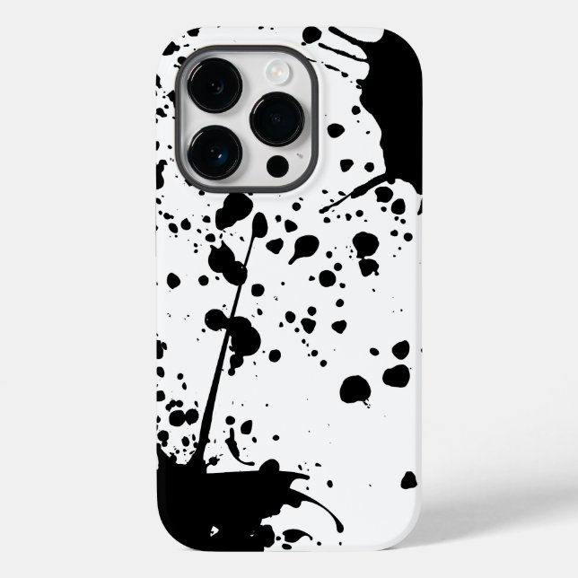 Black Ink Spill  Case-Mate iPhone Case (Back)