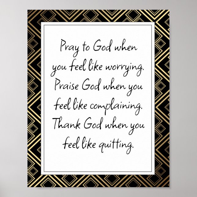 Black Inspirational Life Encouragement Quotes  Pos Poster (Front)