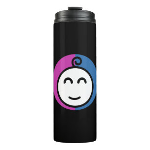 Black insulated bottle