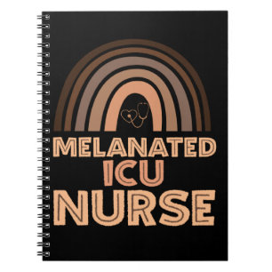 Black Intensive Care Unit Nurse Week Appreciation  Notebook