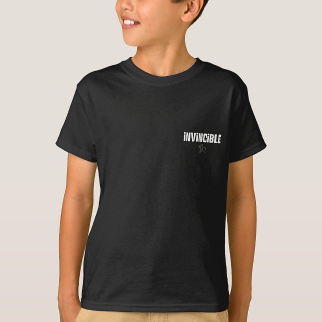 Black Invincible Tee (Front)