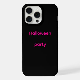 Black iphone causes Halloween party 15 Pro Max Case