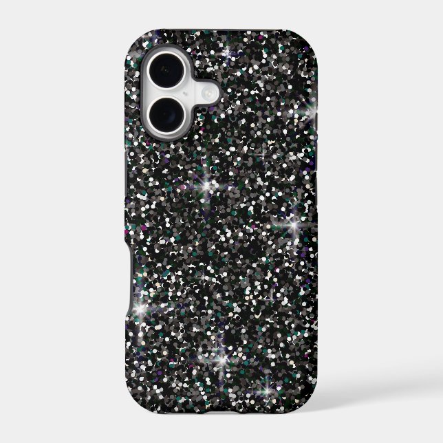 Black iridescent glitter (Back)
