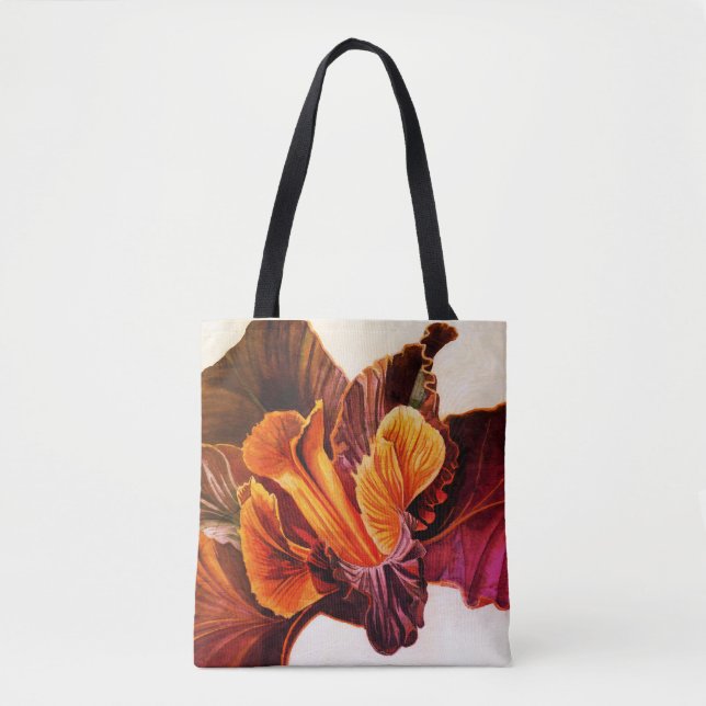 Black Iris - Fire Edition Tote Bag (Front)