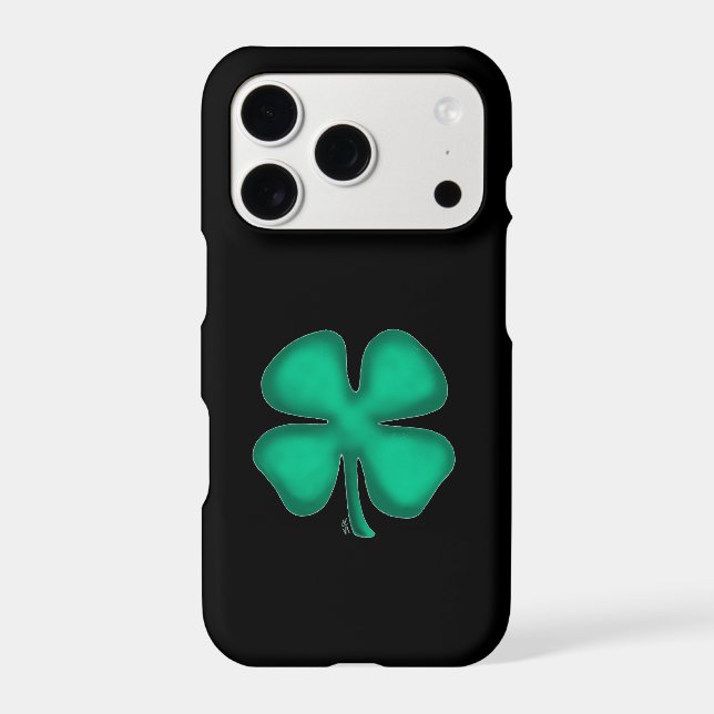 Black Irish Apple iPhone 17 Pro Slim case (Back)