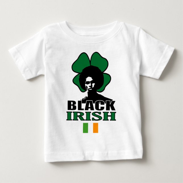 Black Irish Baby T-Shirt (Front)