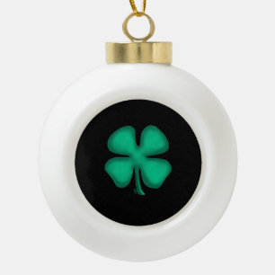 Black Irish Christmas ball Ceramic Ball Christmas Ornament