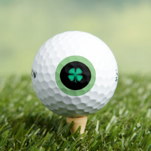 Black Irish Circle Srixon soft feel golf balls