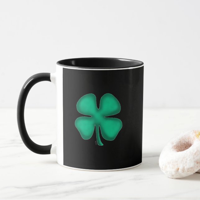 Black Irish combo mug (With Donut)