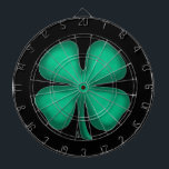Black Irish dartboard<br><div class="desc">Black Irish dartboards are for dark-haired Irish, evil Irish, the black sheep of the clan, ones with gangster proclivities and darts players who just happen to like clovers with the colour black. A fine Irish lad or lass might like them, too. :) Black Irish dartboards are a great way to...</div>