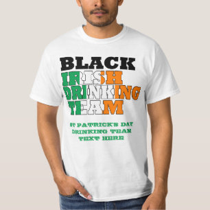 Black Irish Drinking Team T-Shirt