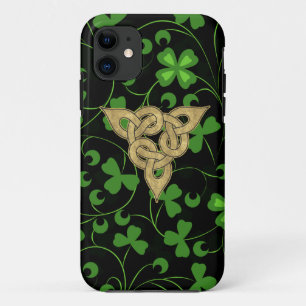 Black Irish Knotwork iPhone 11 Case