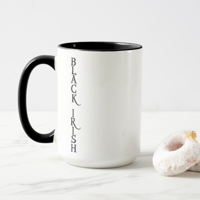 Black Irish large combo mug (With Donut)