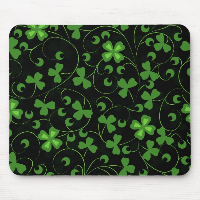 Black Irish Mouse Mat (Front)