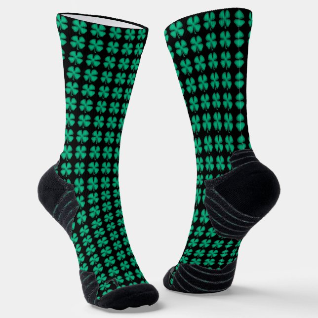 Black Irish performance socks (Angled)