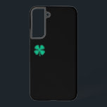 Black Irish Samsung S22 Plus phone case<br><div class="desc">(small clover) Black Irish phone cases are for dark-haired Irish, evil Irish, the black sheep of the clan, ones with gangster proclivities, and others who just happen to like clovers with the color black. A fine Irish lad or lass might like them too. :) Black Irish phone cases are a...</div>