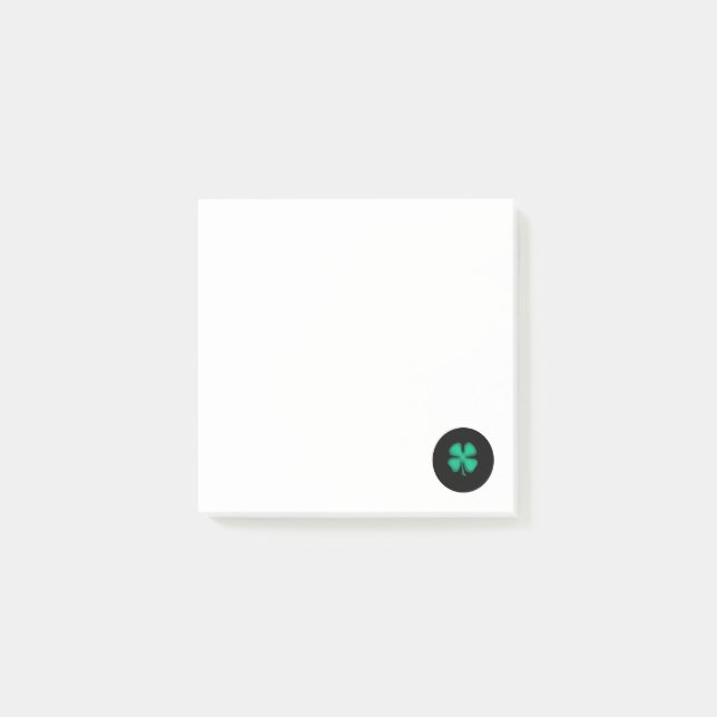 Black Irish white note pads (Front)