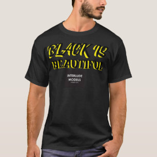 BLACK IS BEAUTIFUL Basic Dark T-Shirt